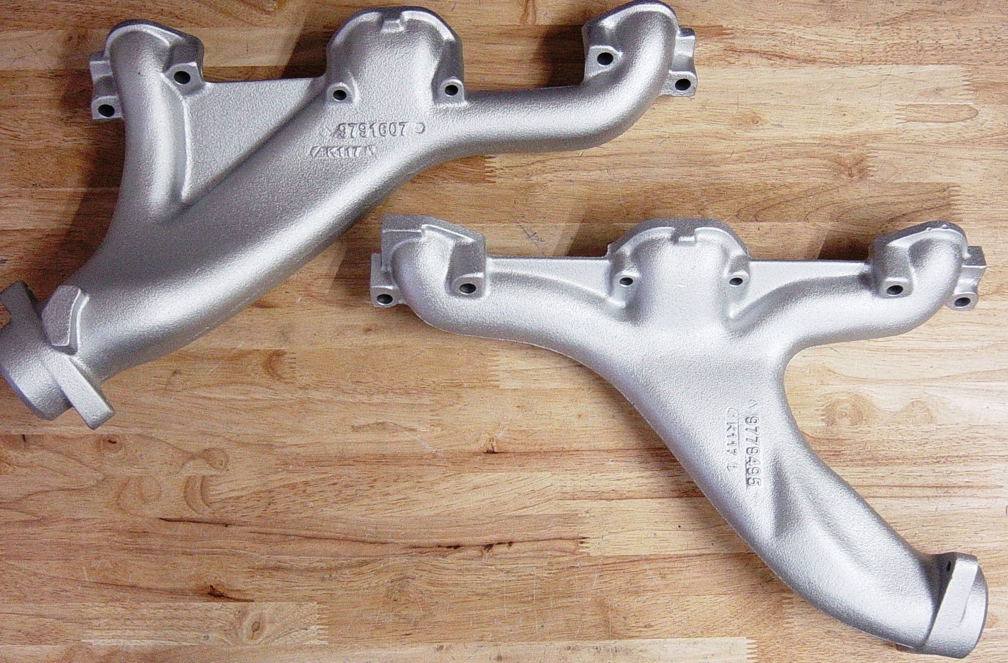 LB-1B  Dport Long Branch factory headers for Big Pontiac 1961-1970 with Silver Ceramic Coating
