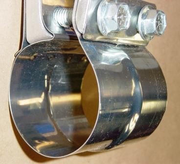 2.25"- 3.5" STAINLESS "MEGA CLAMP" BAND CLAMP