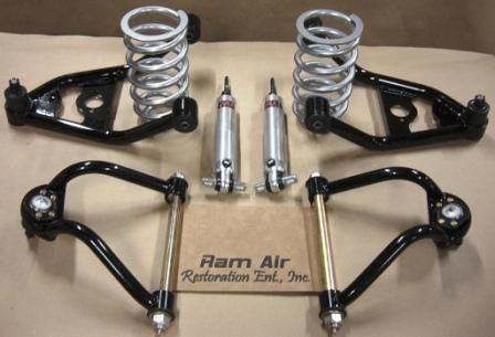 A-064 GM-A body (GTO, Chevelle, Olds 442) Tubular Front Suspension w/Coil Over shocks