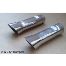 TRUM25  OLDS POLISHED STAINLESS TRUMPETS
