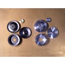 PSPS-65-67B-A, PSPS-65-67C-A Billet Pulley Set - All 1965-67 V8s with Power Steering & A/C